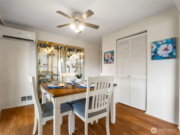 You have your own washer and dryer in the unit but the onsite laundry facilities with large capacity machines are also available should you need it.