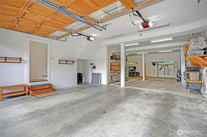 3 car garage w/ lots of room & storage too.