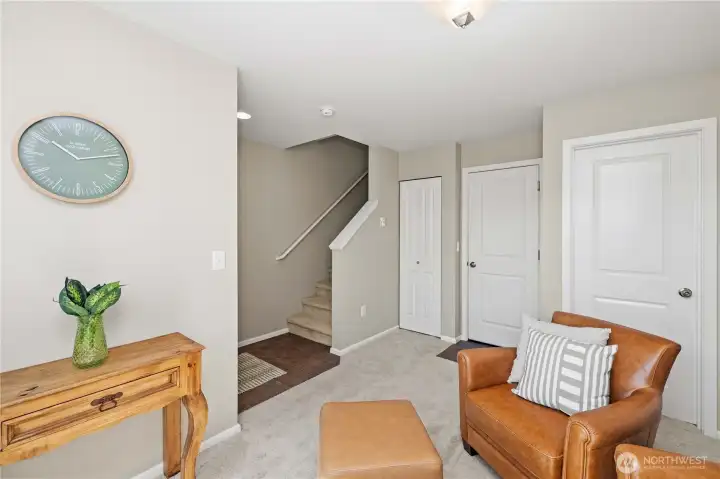 Access to Oversized One-Car Garage