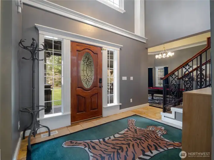 Front entry of main home