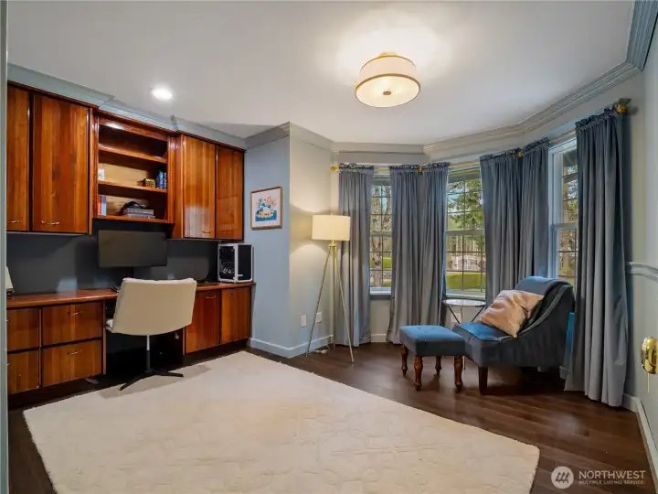 Spacious private office just inside main entrance