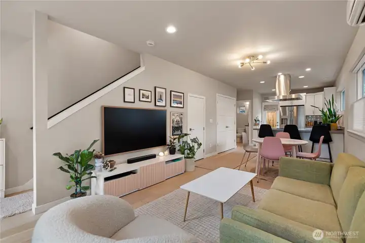 Wider ground floor makes for easy living.