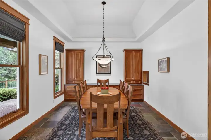 Formal dining room on your left as you enter the home