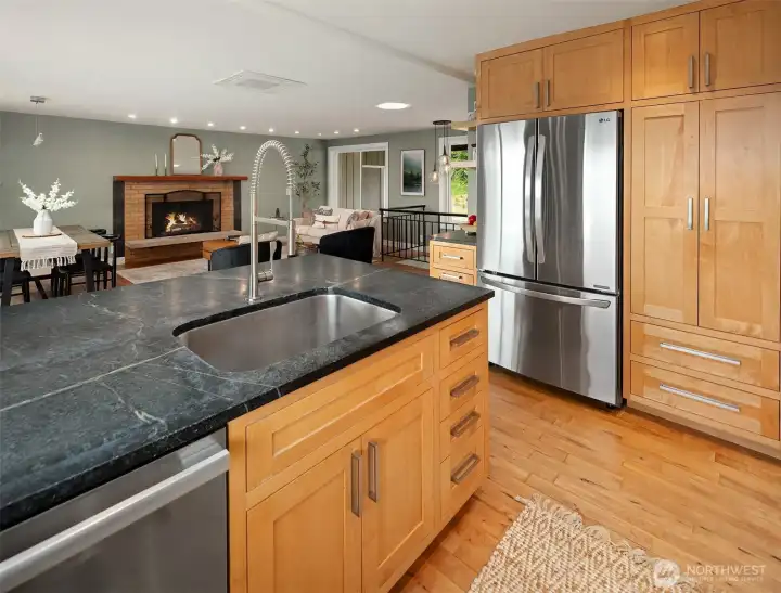 A true open concept main level with an outstanding feel and flow.