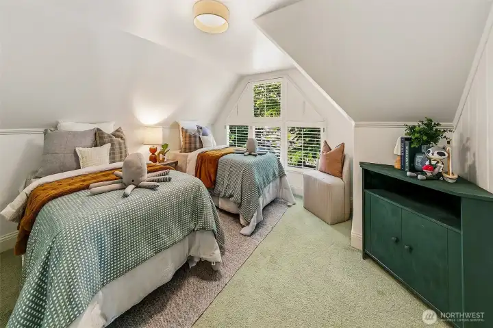 Second bedroom on the upper level