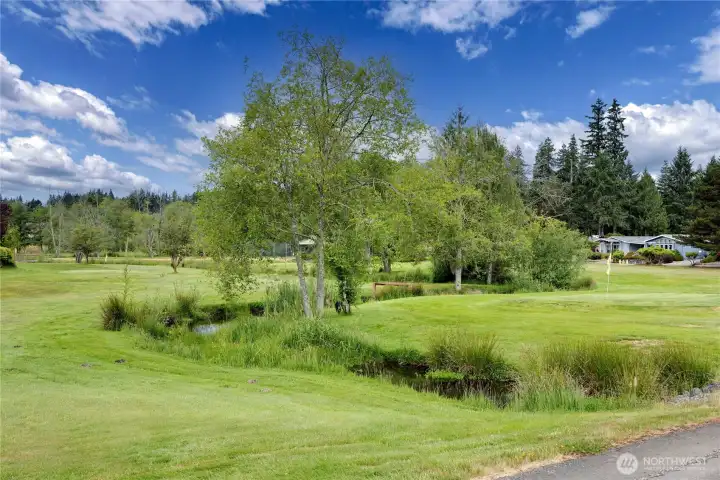 Small golf course is just a short walk to the home Small golf course is just a short walk to the home