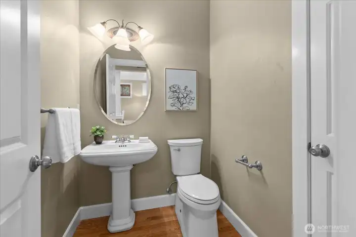 Main floor powder bathroom Main floor powder bathroom