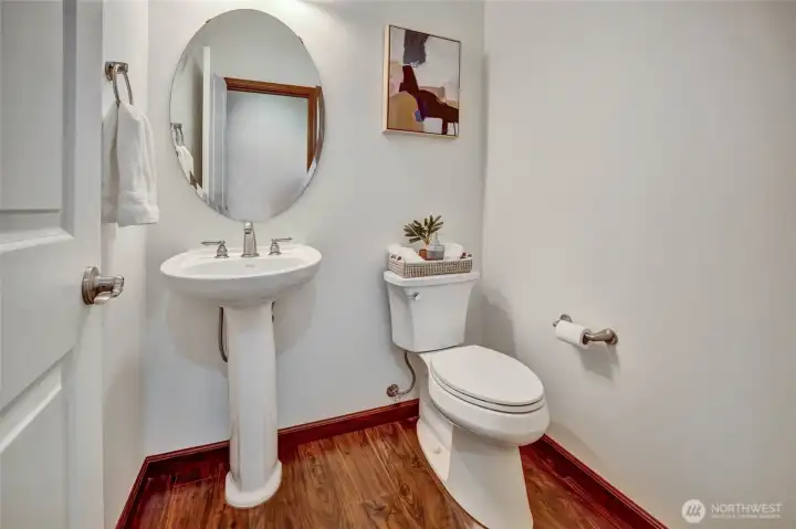 Half bath on main floor Half bath on main floor