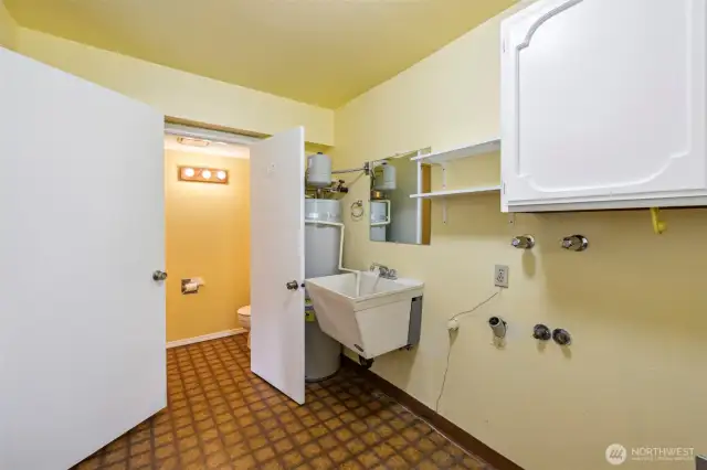 Laundry Room and Half Bath