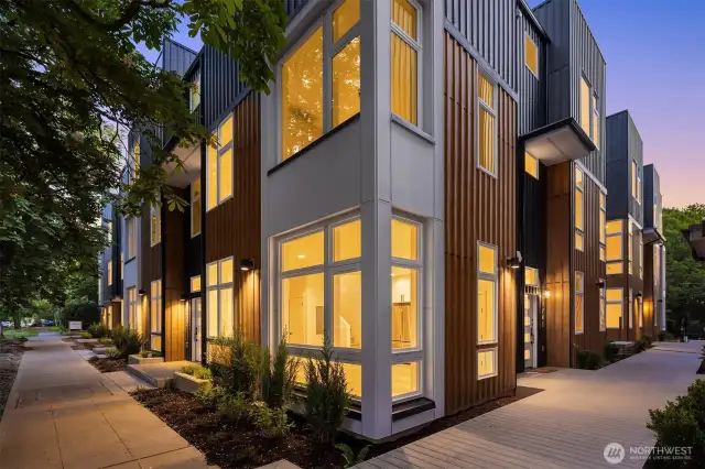 Exterior of model home