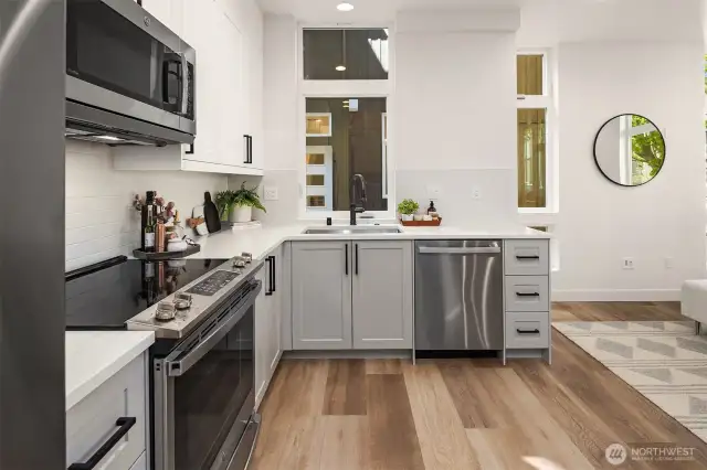Photo from model home with different color scheme and layout