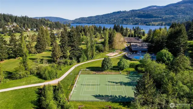 Tennis courts