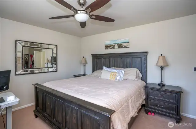Guest Suite #1 combines comfort and space, creating a relaxing stay for visitors.