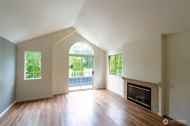 Lots of natural light. Great Outdoor deck for BBQ or relax with glass of wine.
