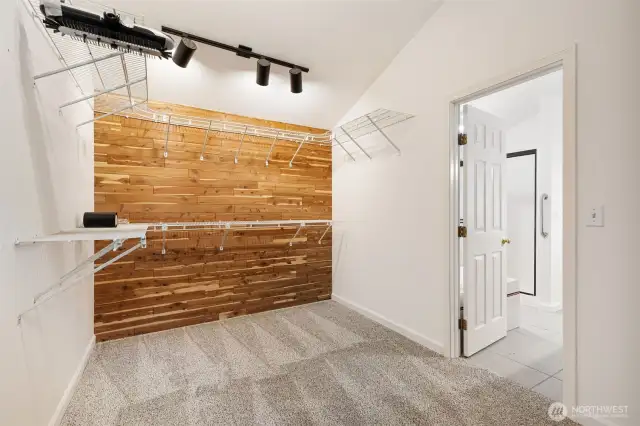 Primary closet
