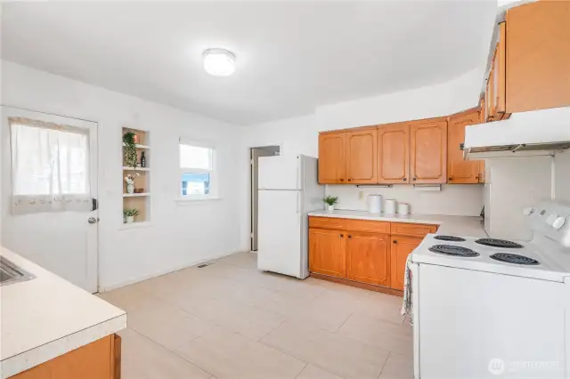 Large laundry room right off the kitchen.