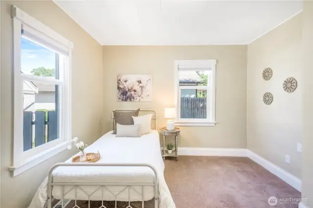 Second bedroom on main level.