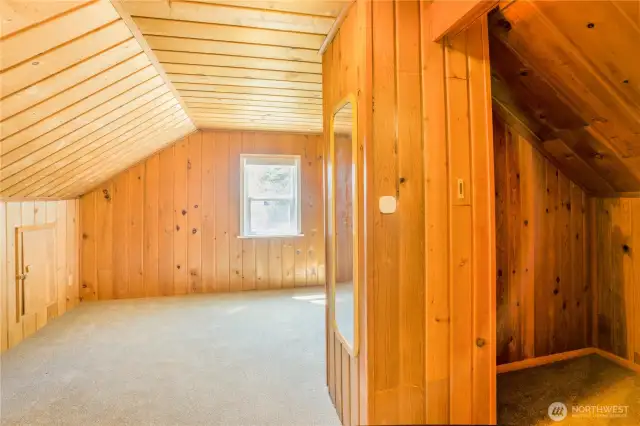 Third bedroom has great view of the water.