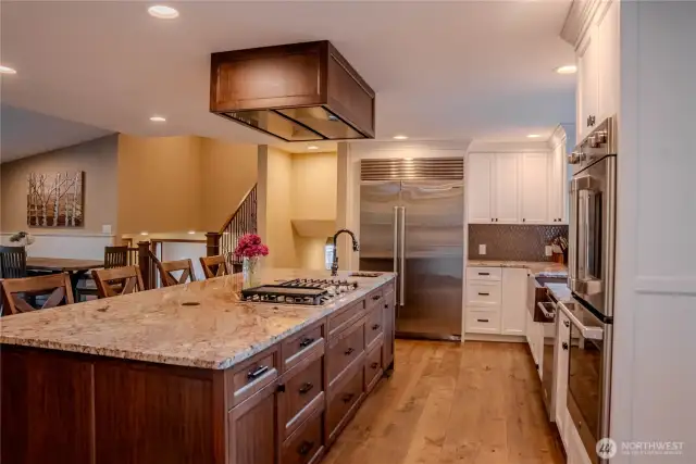Spacious kitchen with premium appliances and finishes.