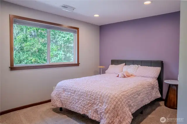 Another large secondary bedroom-queen size shown here