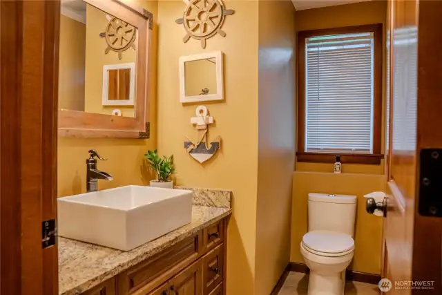 Three quarter bath on main level