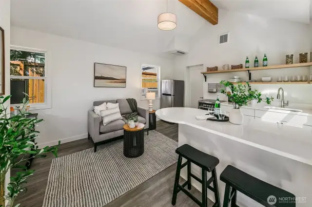 Excellent livability in this adorable space!