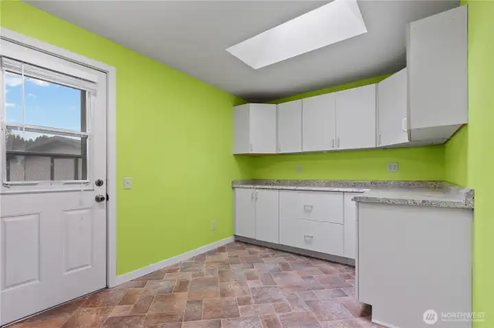 Large Laundry area with ample storage