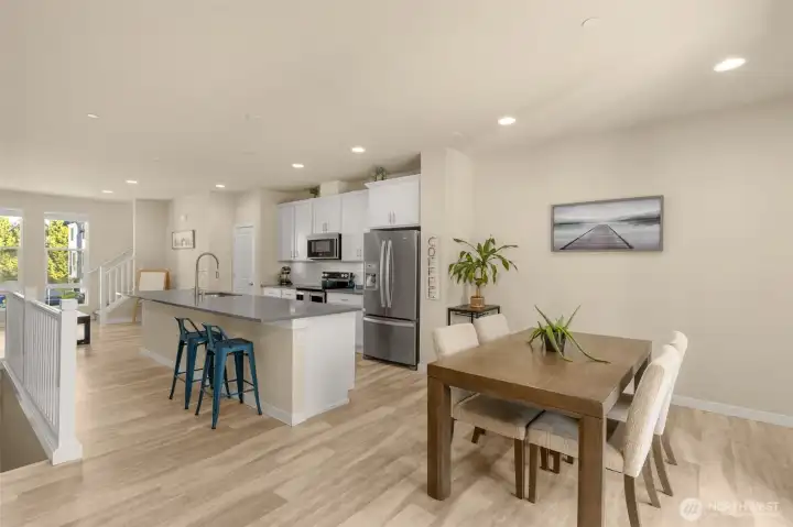 Soaring ceilings, abundance of natural light and high end finishes throughout.