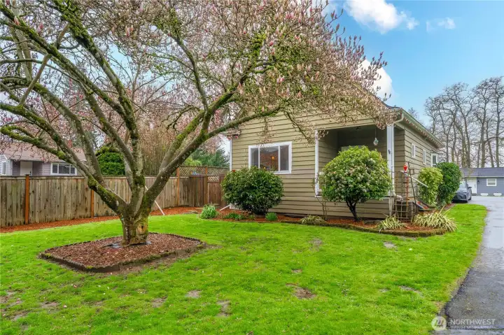The 2400 sf Craftsman house has 3 beds & 1.75 baths. Rent $3400 per month.