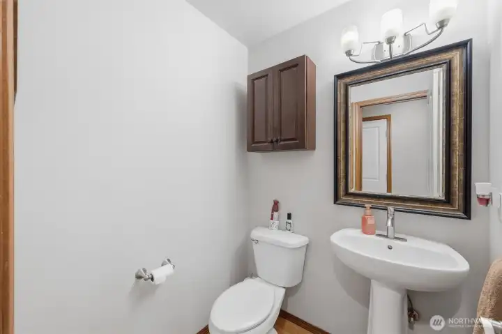 Main floor guest half bath