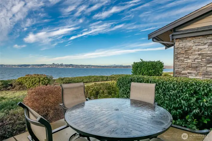 Dinners on the patio.