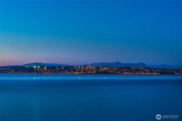 Gorgeous views of White Rock BC from our patio.