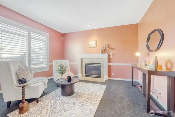 2nd living room or reading room, just to the left when you first walk in