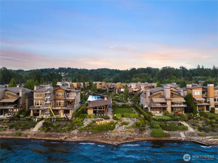 Coveted Barbee Mill community including lakefront access and a club house for events