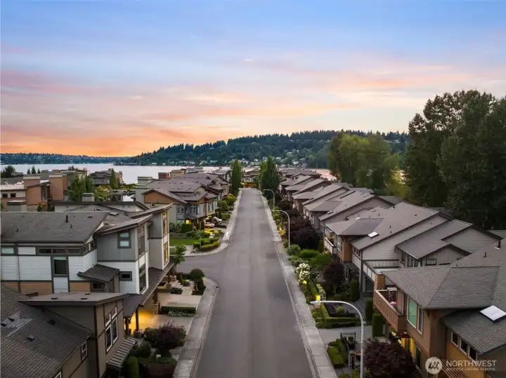 Well maintained community with walking trails and mature landscaping