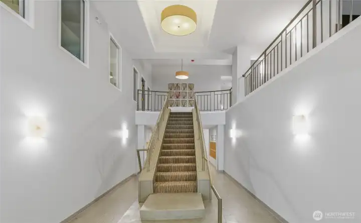 Lobby area at entrance.