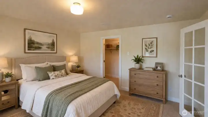 daylight basement with separate entrance and second kitchen for multi-generational living or guest use. Built in 1997 and updated through 2025, the layout includes a flex room, three fireplaces