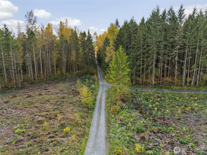 paved strees at the end of road