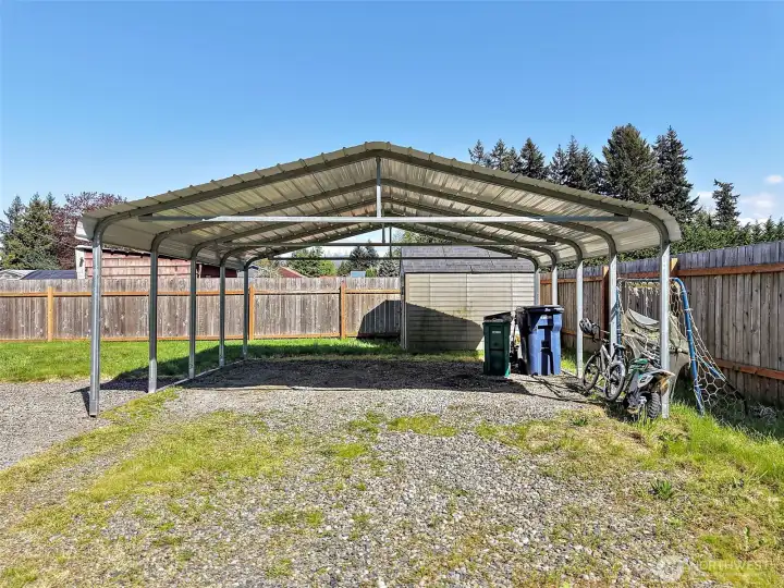 Two Spot Carport