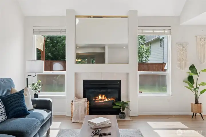 gas fireplace