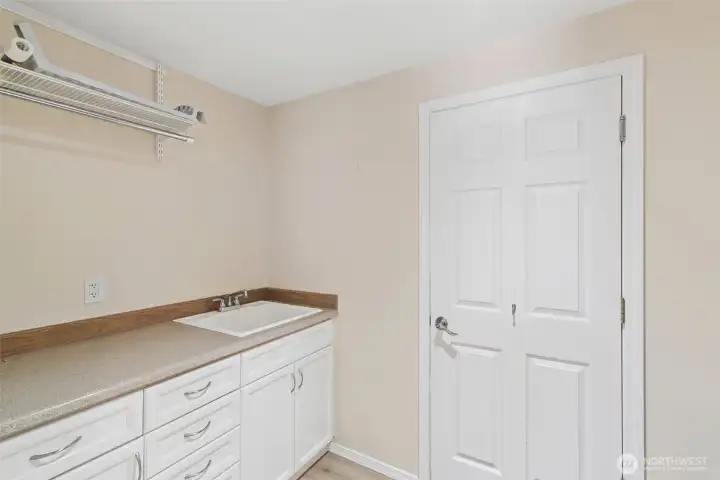 Folding Table with hidden Ironing board