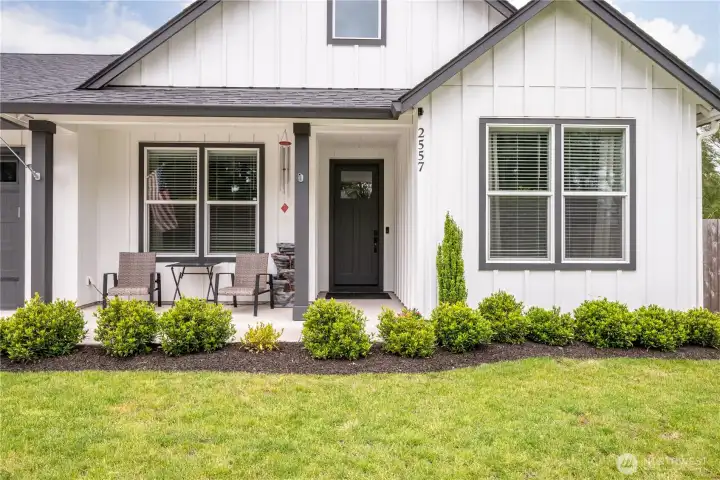 Covered front porch