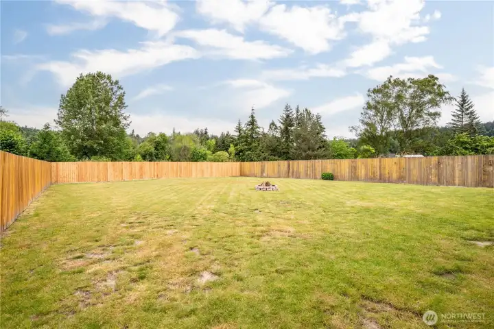 Rear fence done 5/26