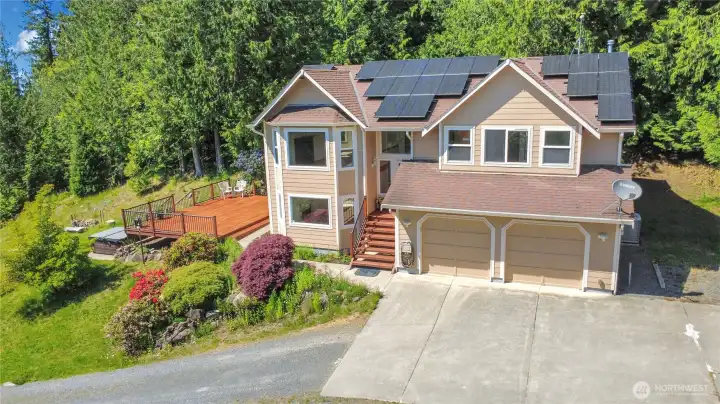 Beautiful home with spectacular views.