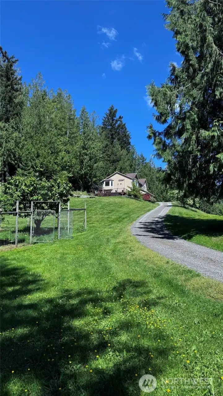 View from driveway entry