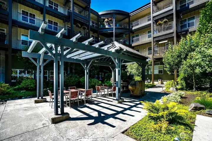 courtyard gathering area courtyard gathering area