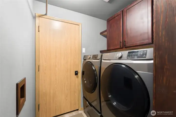 Laundry Room & Garage Door