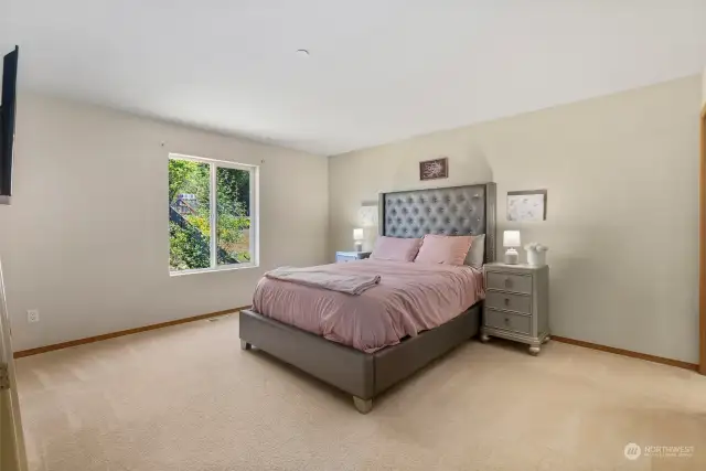 Very spacious bedrooms! #3 with walk in closet