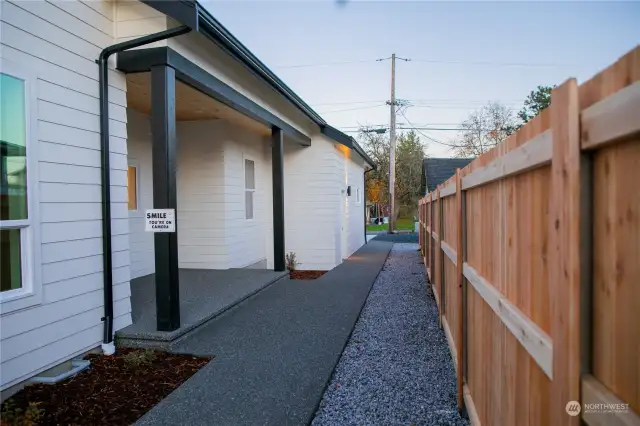 Covered porch