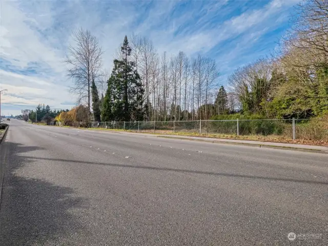 approximately 240 feet of street frontage along Pacific Hwy S.